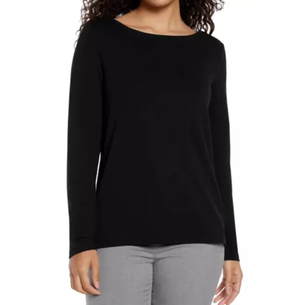 NWT Banana Republic Women's Long Sleeve Boatneck Top Sizes L-2XL $65 11HL134 - Picture 6 of 12